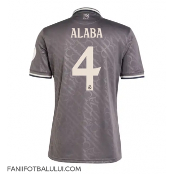 Real Madrid David Alaba #4 Tricou Fotbal Replică 2024-25 Barbati Treilea